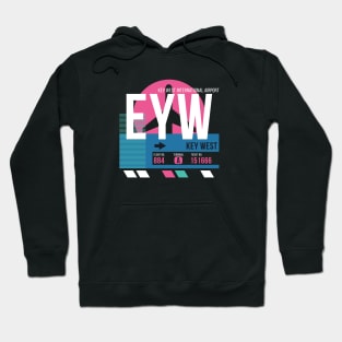 Key West (EYW) Airport // Sunset Baggage Tag Hoodie